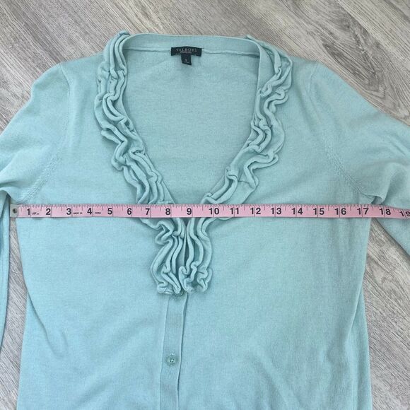 Light blue Cardigan by TALBOTS (Cotton Blend) - Picture 6 of 7